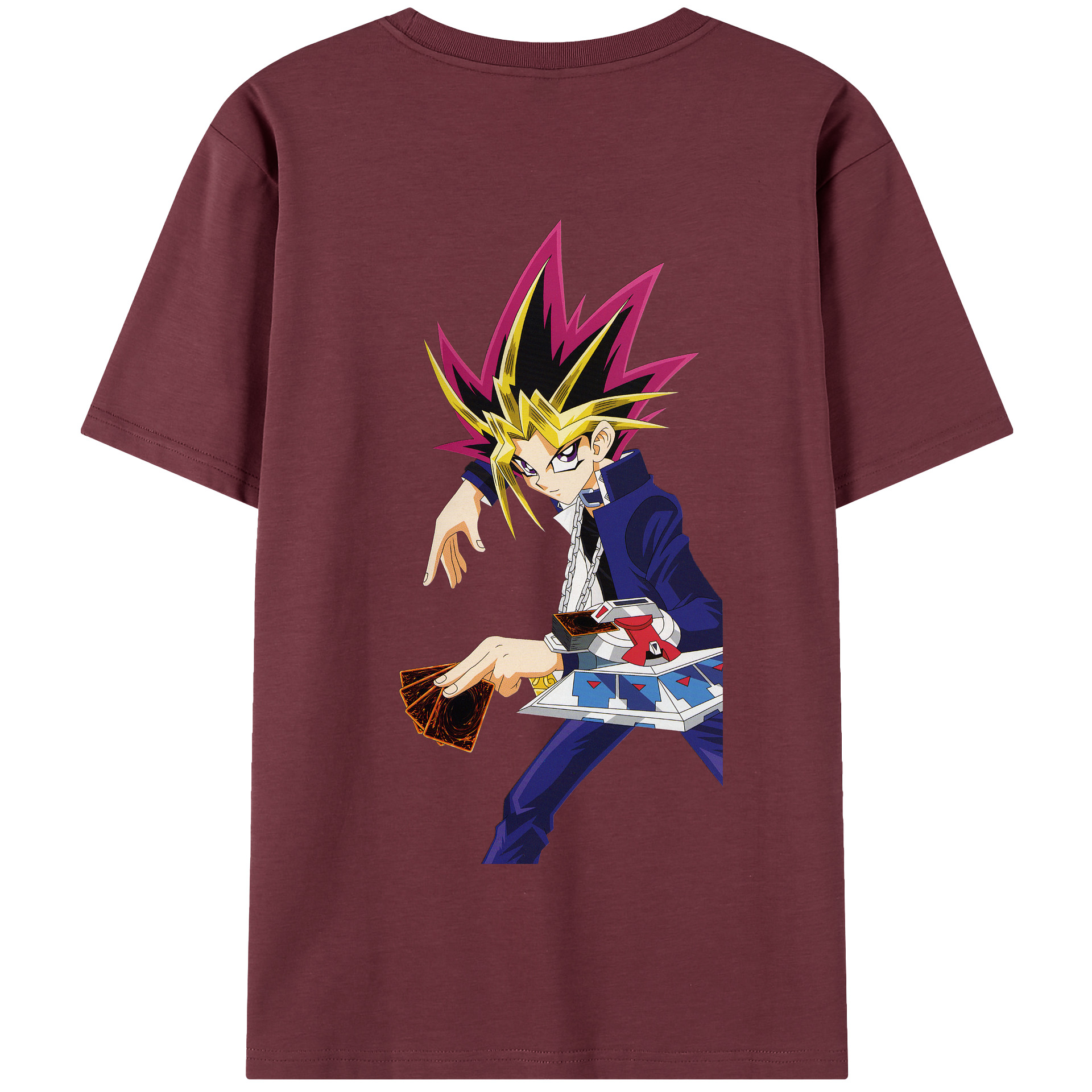 （画像用） 遊☆戯☆王 Yu-Gi-Oh! 綿100％半袖Tシャツ（背面プリント）